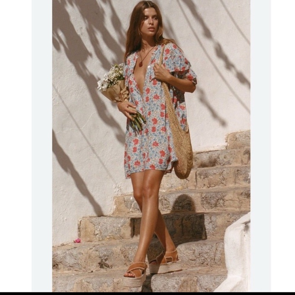 Spell Floral Mini Dress floral like new